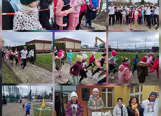 bieg najmłodszych dziewczynek