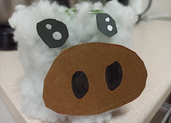 organizer z puszki krówka