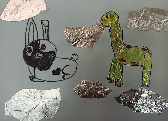 praca z folią alumioniową