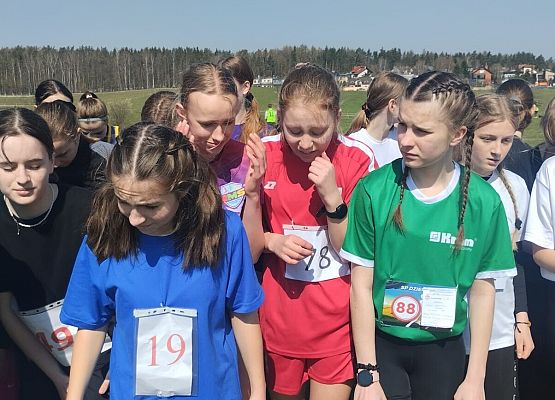 Michasia czeka na bieg