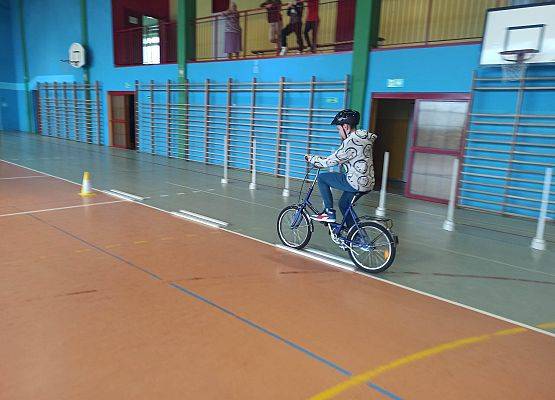 Bartek na rowerze