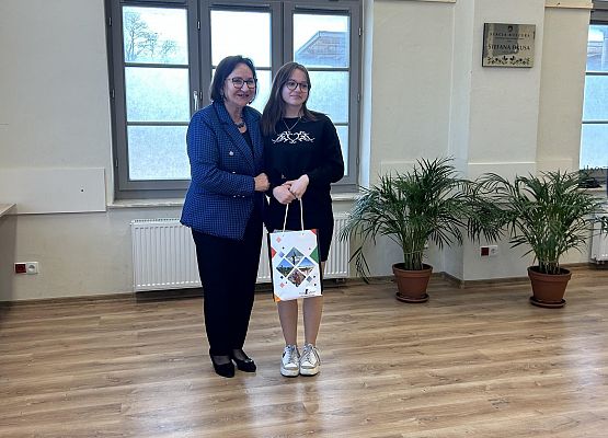 Zofia Grabowska z nagrodą