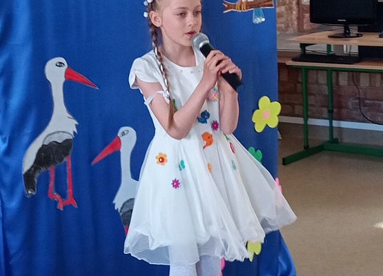 Występ Oliwii Z. z klasy 1a