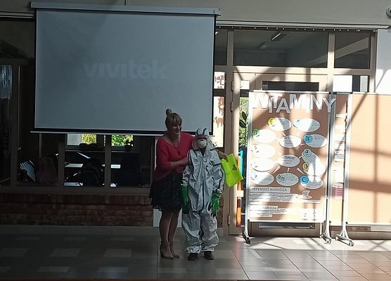 Franek z panią Asią