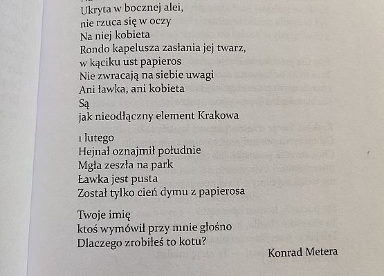 Na Plantach wiersz Konrada