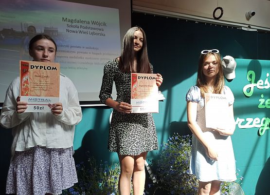 3 najlepszych sportowców w kategorii dziewczęta młodsze