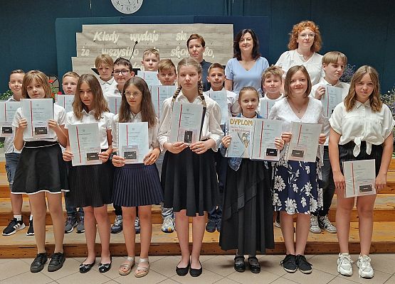 wyróżnieni uczniowie klasy 5a