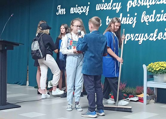 Ania podczas wywiadu