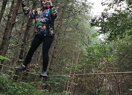 Emilka idzie po linie