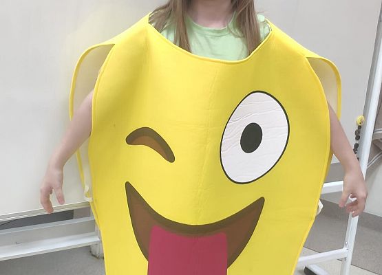 Blanka Gaffke z 3a w emotce.