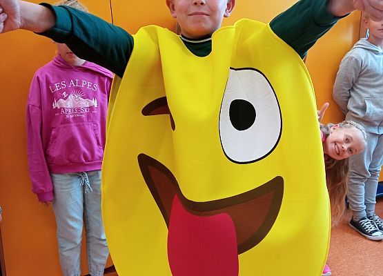 Filip Ulewicz z 2a w emotce.