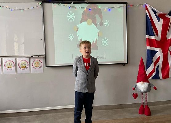 Grafika 7: "Let it snow" - szkolne eliminacje konkursu wojewódzkiego recytacji w języku angielskim