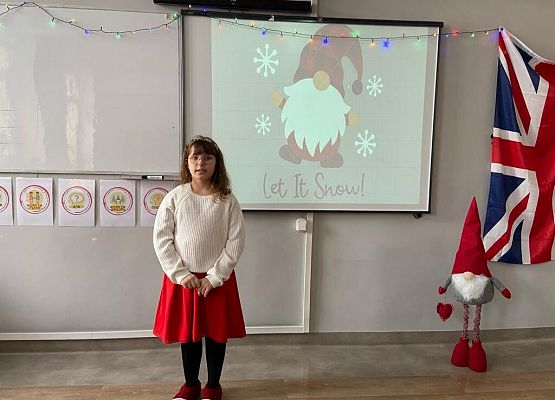 Grafika 10: "Let it snow" - szkolne eliminacje konkursu wojewódzkiego recytacji w języku angielskim