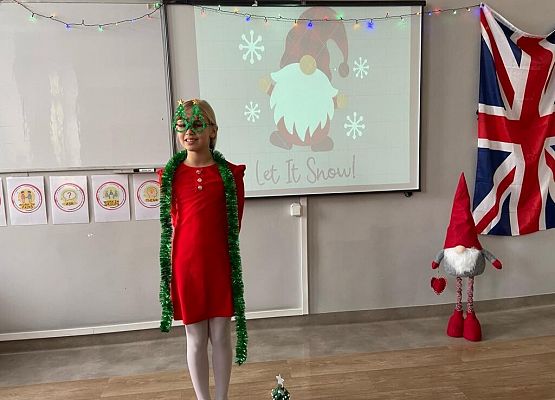 Grafika 11: "Let it snow" - szkolne eliminacje konkursu wojewódzkiego recytacji w języku angielskim