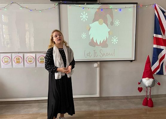 Grafika 14: "Let it snow" - szkolne eliminacje konkursu wojewódzkiego recytacji w języku angielskim