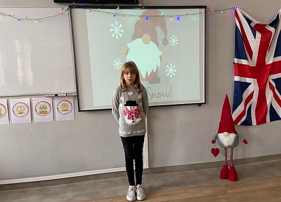 Grafika 17: "Let it snow" - szkolne eliminacje konkursu wojewódzkiego recytacji w języku angielskim