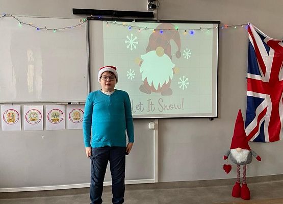 Grafika 22: "Let it snow" - szkolne eliminacje konkursu wojewódzkiego recytacji w języku angielskim