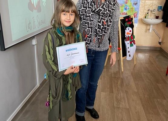 Grafika 23: "Let it snow" - szkolne eliminacje konkursu wojewódzkiego recytacji w języku angielskim