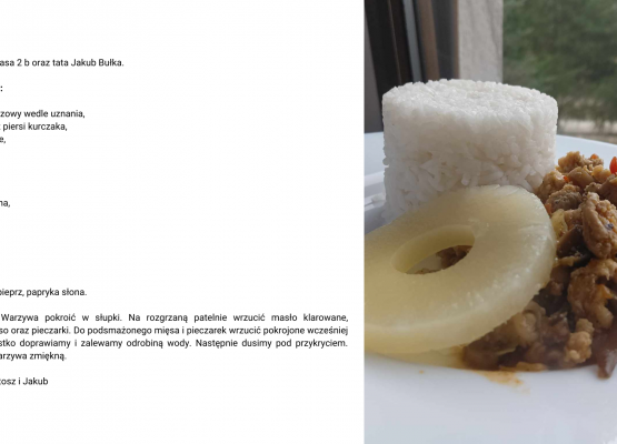danie Bartosza Bułka z kl.2b