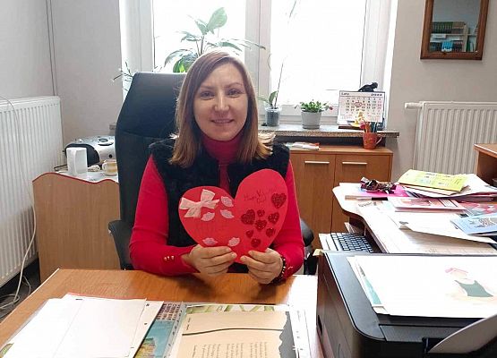 Pani Justyna z pięknym serduszkiem