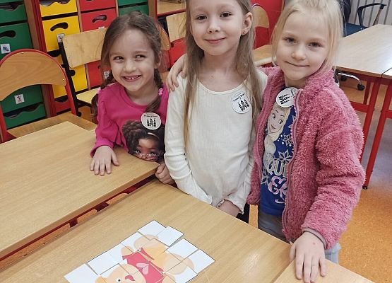 misiowy obrazek ulozony