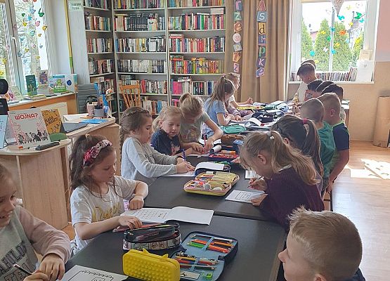 klasa 1c w bibliotece