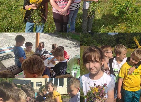 klasa w terenie 3a tworzy prace plastyczne