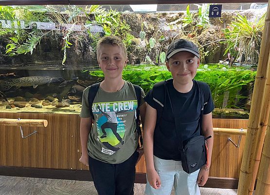 w trakcie zwiedzania