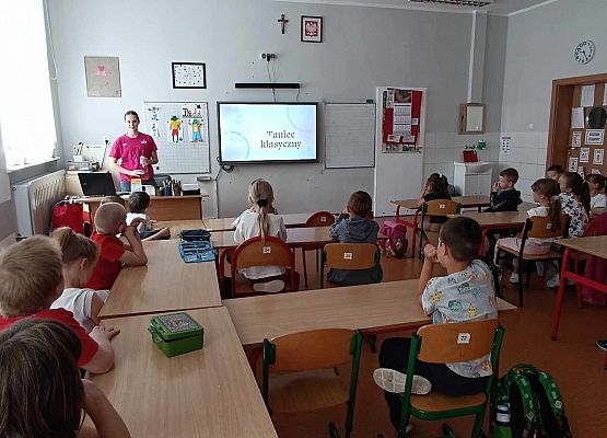 rozmowa o tańcu w klasie 1a