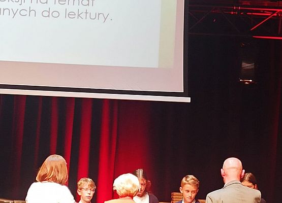 Szymon rozdanie nagród Wielki Maraton Czytelniczy