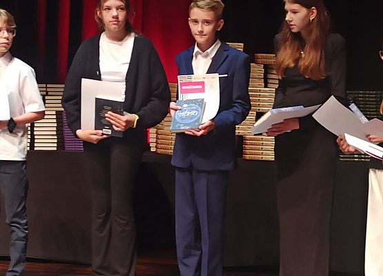 Szymon rozdanie nagród Wielki Maraton Czytelniczy