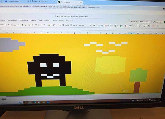 kropka w excelu lekcja informatyki