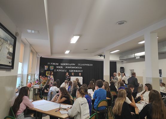 IV Forum Samorządów Uczniowskich szkół podstawowych powiatu lęborskiego