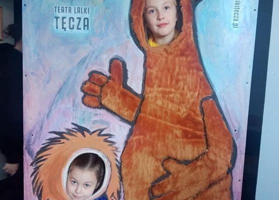 Łucja i Antosia na ściance