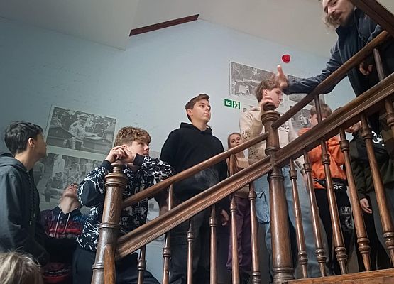 historia muzeum - schody