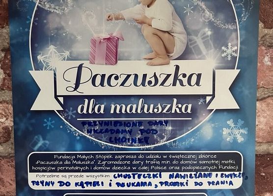 Plakat z informacją Angelika