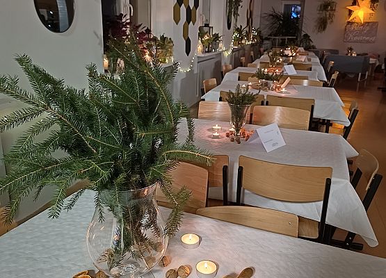 dekoracja stołówki