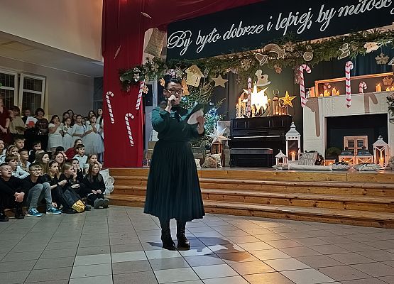 Pani Ola podczas licytacji