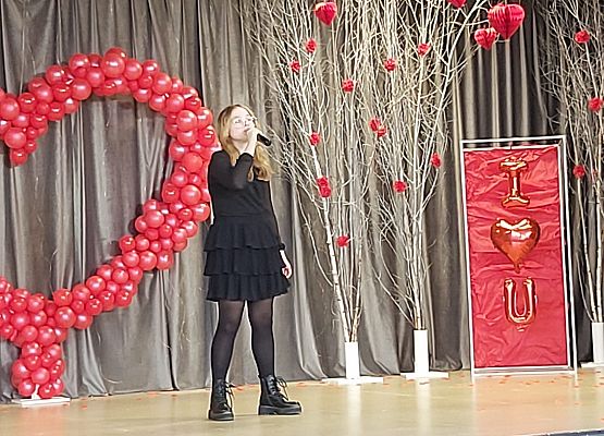 Marcelina podczas występu