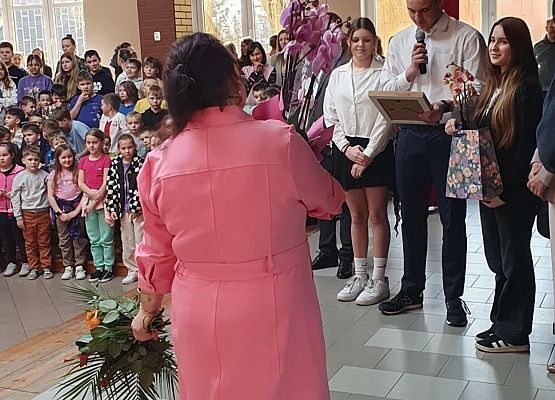 Samorząd uczniowski żegna Panią Joannę