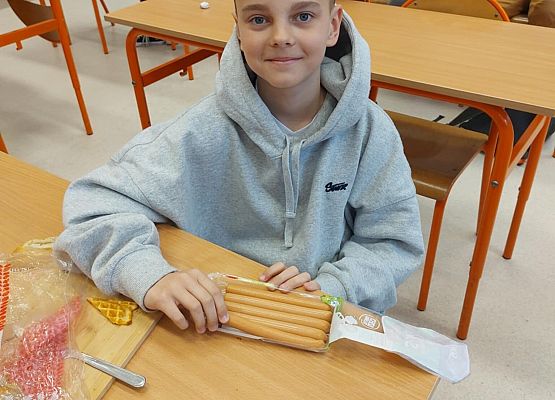 Oliwier postawił na parówki