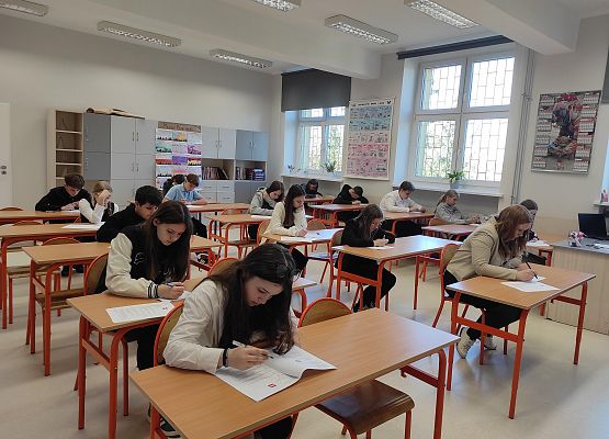 grupa starsza OTWP podczas etapu pisemnego