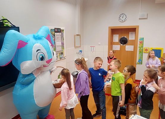 spotkanie z zającem wielkanocnym