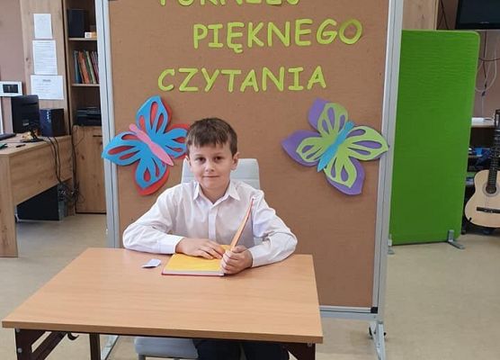 Tomek podczas konkursu