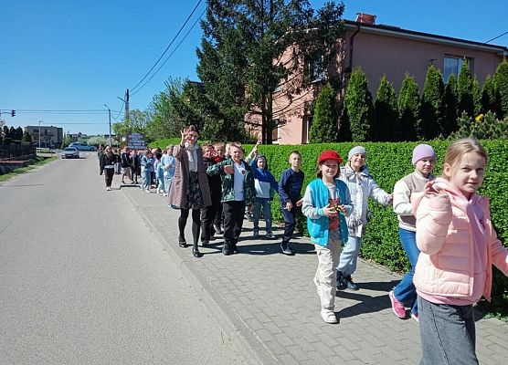 klasa 3 w marszu ekologicznym
