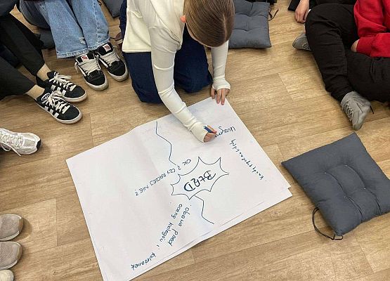 Zajęcia z uczniami organizowane w ranach kampanii