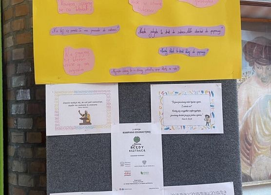 Gazetka związana z kampanią Błędy kształcą