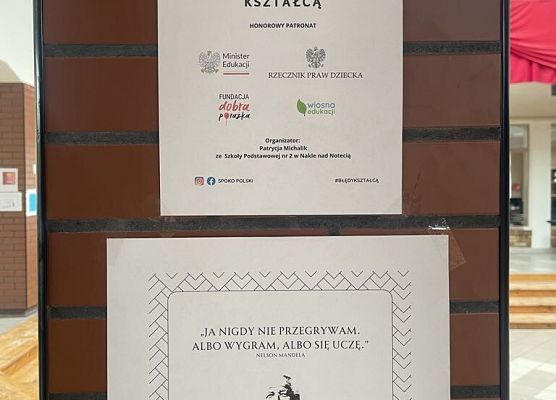 Gazetka związana z kampanią Błędy kształcą