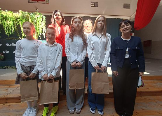 uczniowie nagrodzeni w konkursie