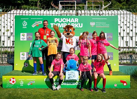 Dziewczynki U10 na zawodach